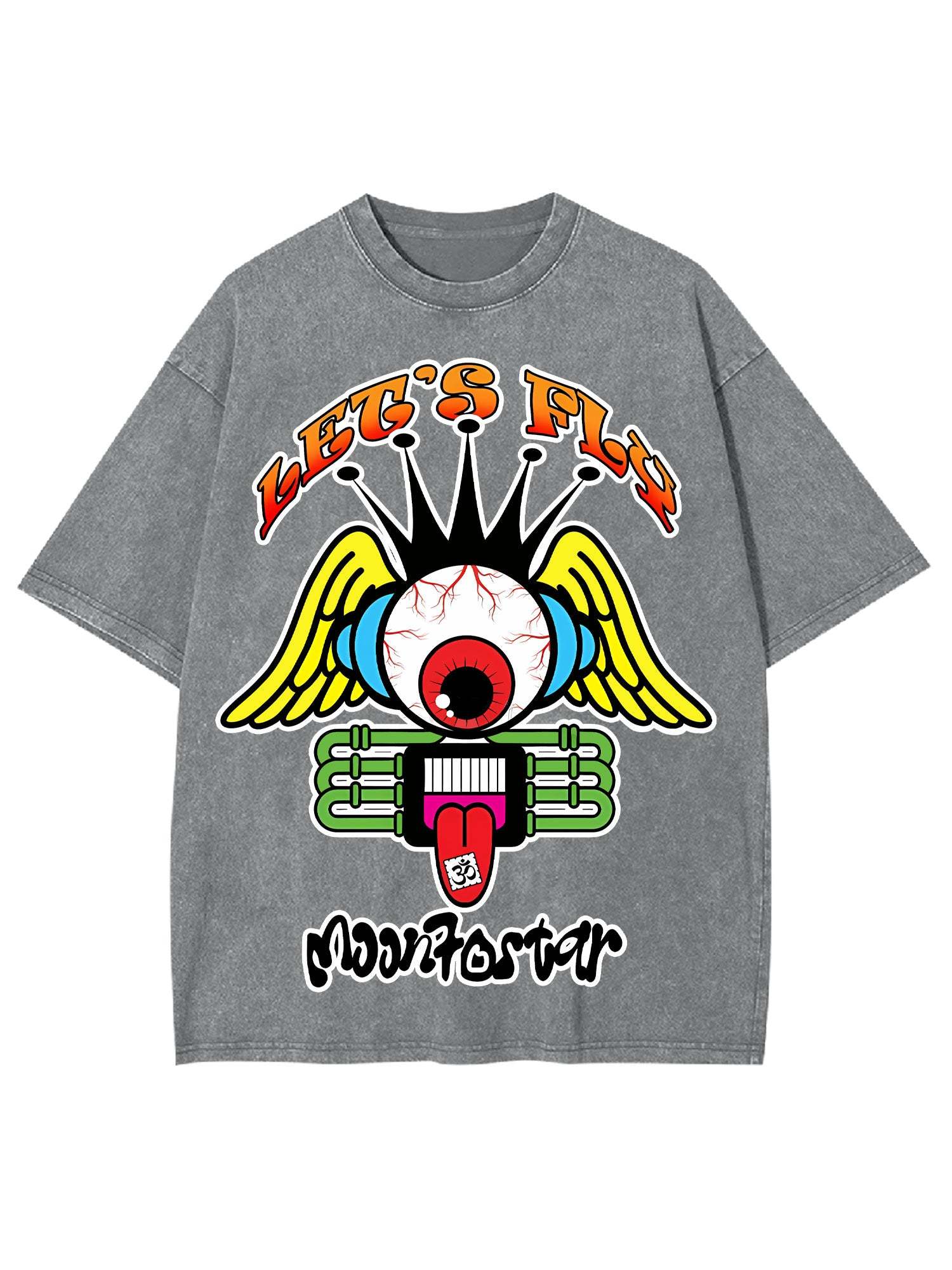 Let's Fly Washed Tshirt