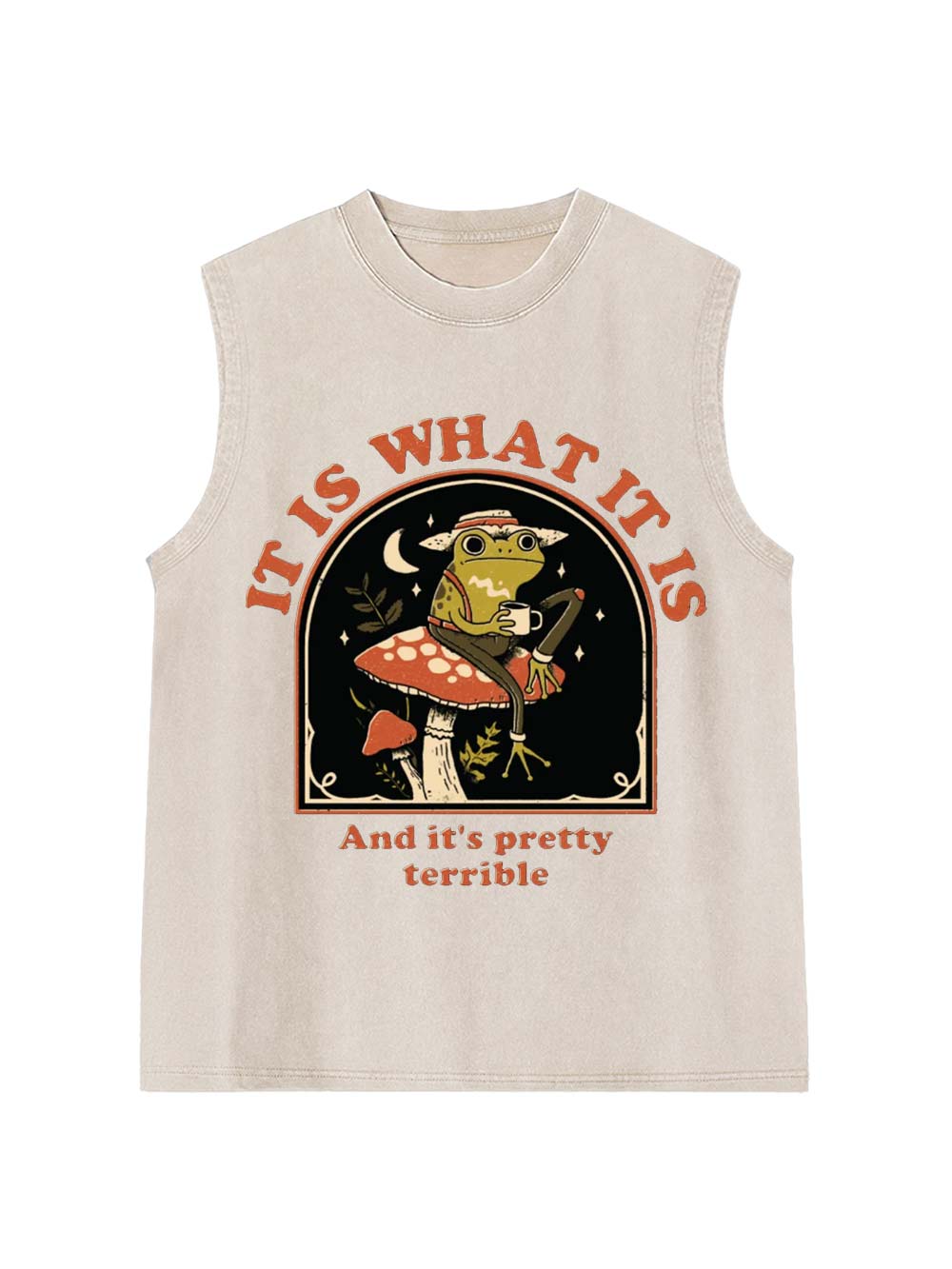 It Is What It Is Washed Tank Top