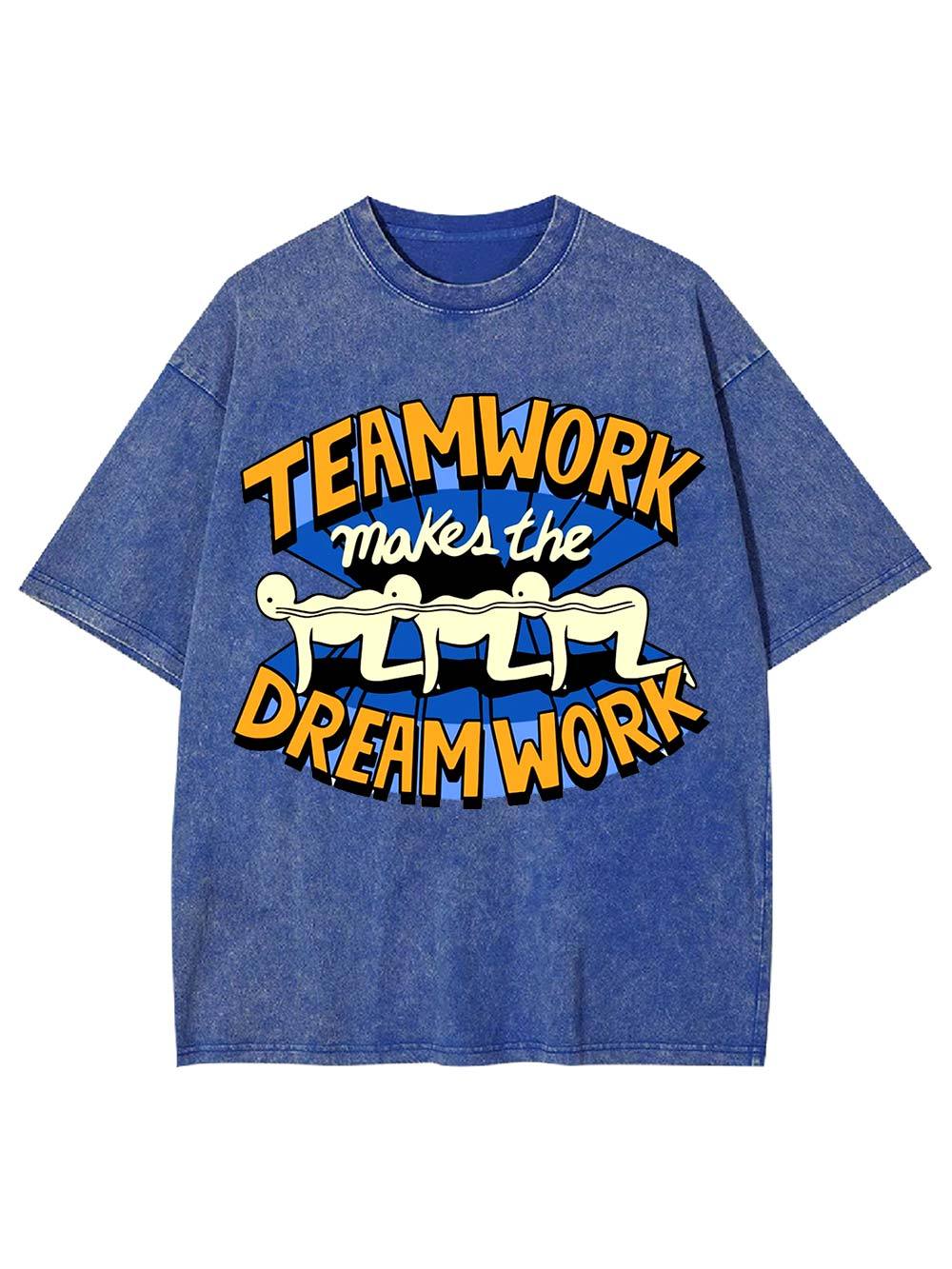Teamwork Makes the Dream Work Washed Tshirt