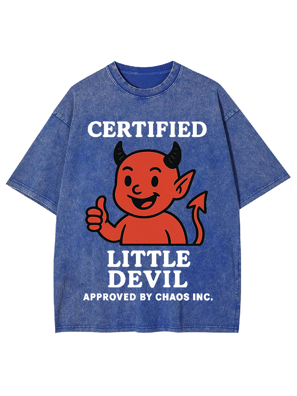 Certified Little Devil Washed Tshirt