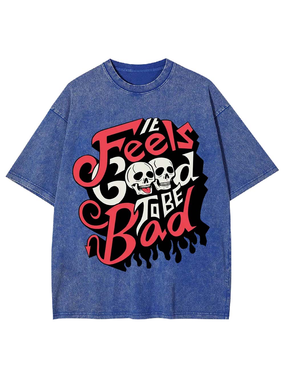 It Feels Good to Be Bad Washed Tshirt