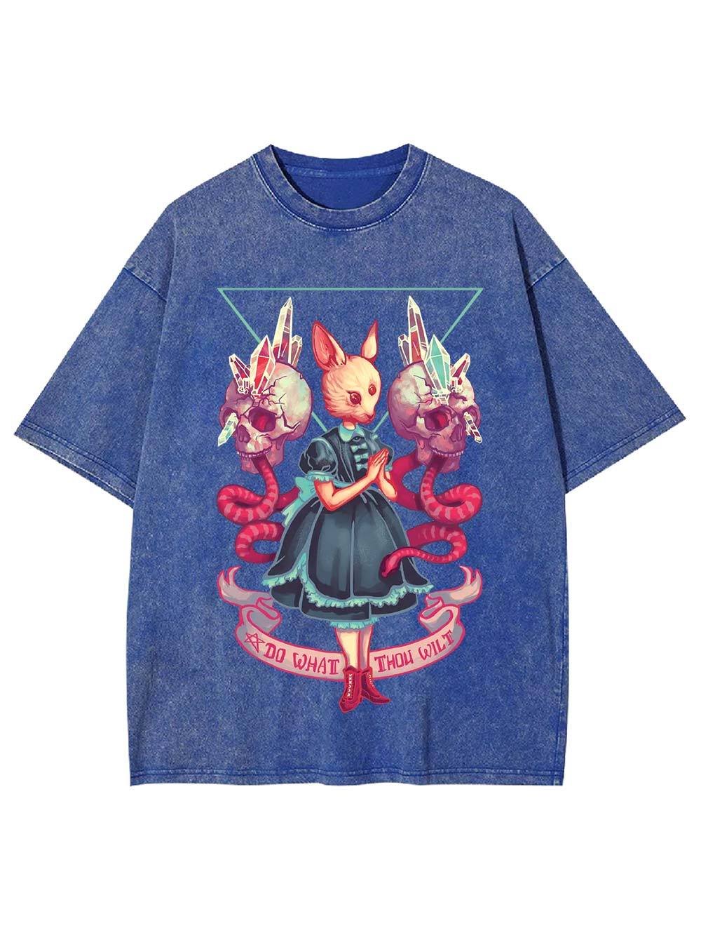 Do What Thou Wilt Washed Tshirt
