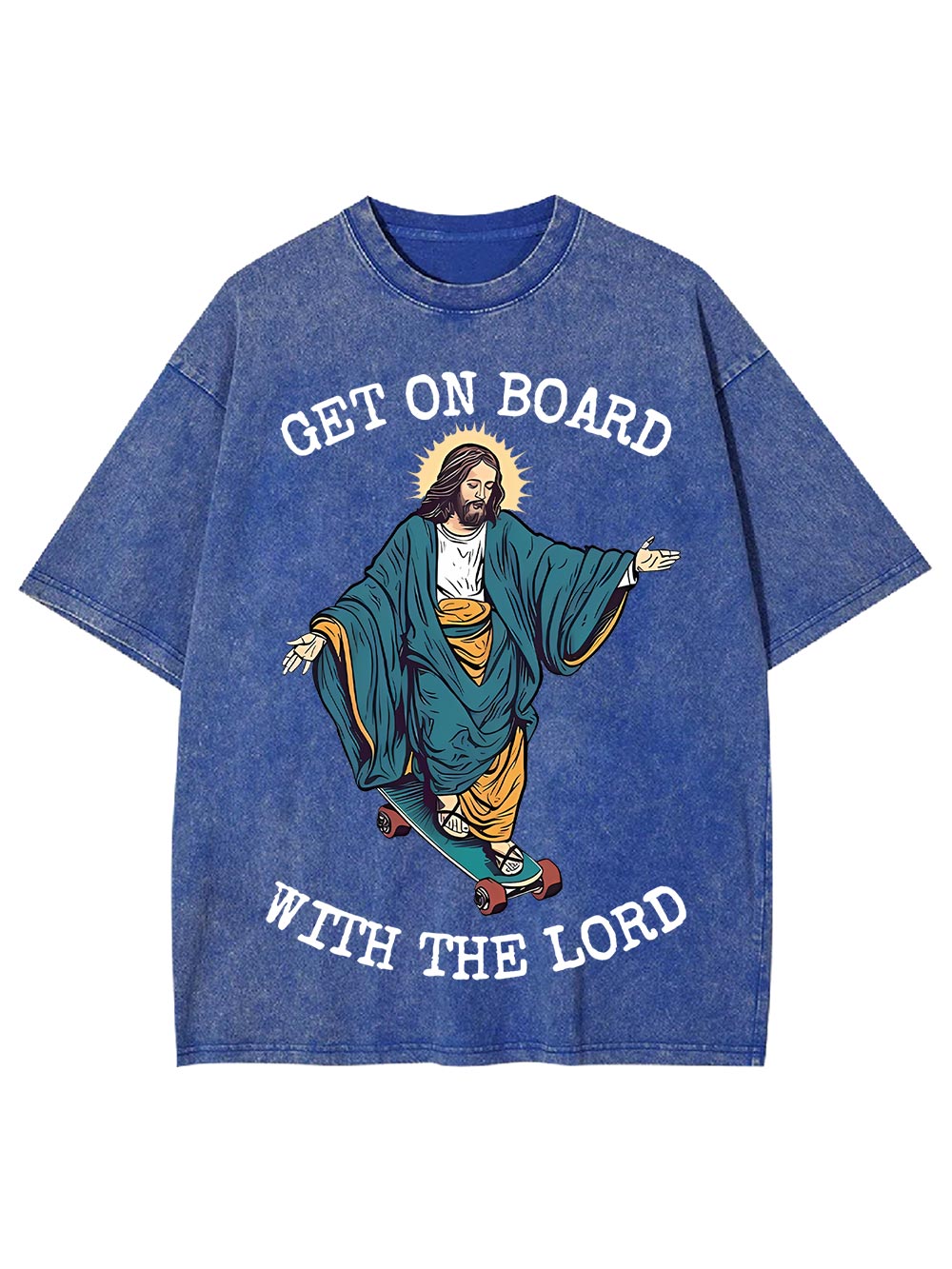 Get On Board With The Lord Washed Tshirt