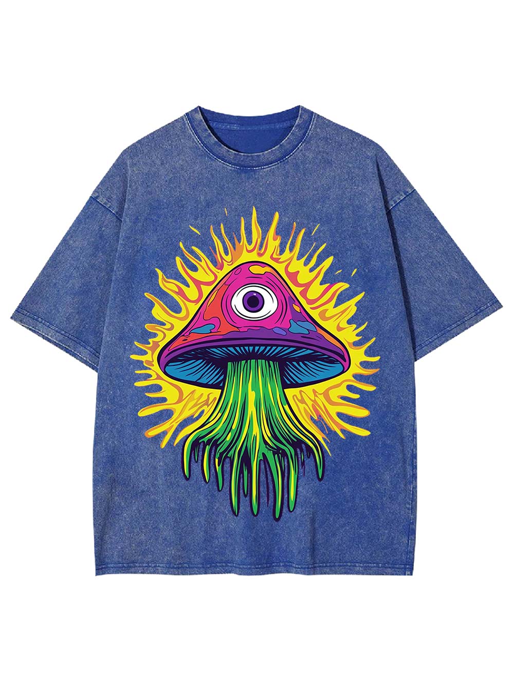 Trippy mushroom Washed Tshirt