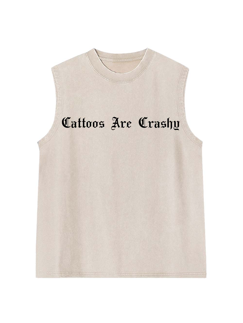 Tattoos Are Trashy Washed Tank Top