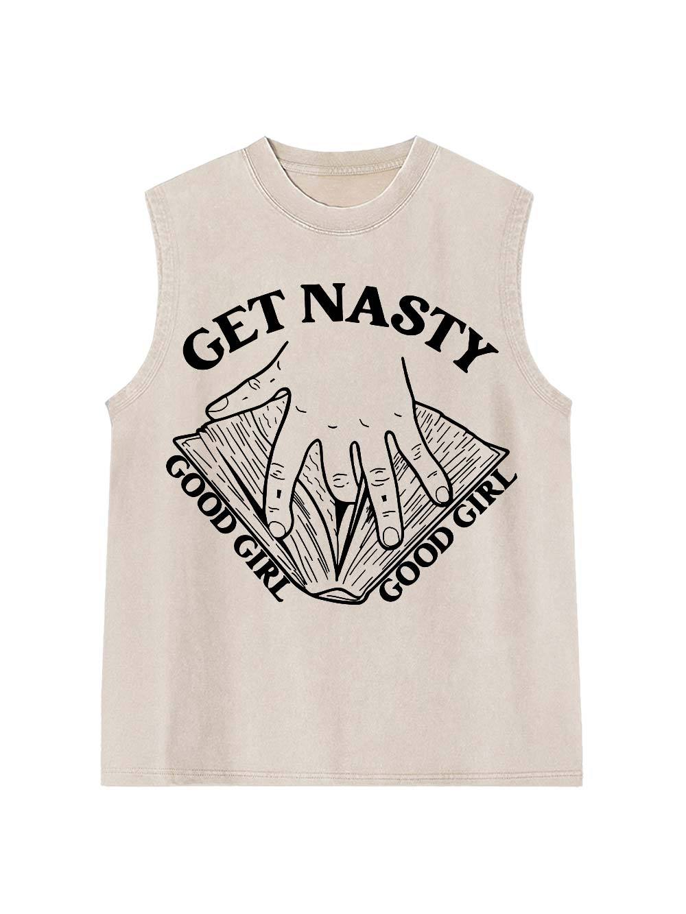 Get Nasty Good Girl Washed Tank Top