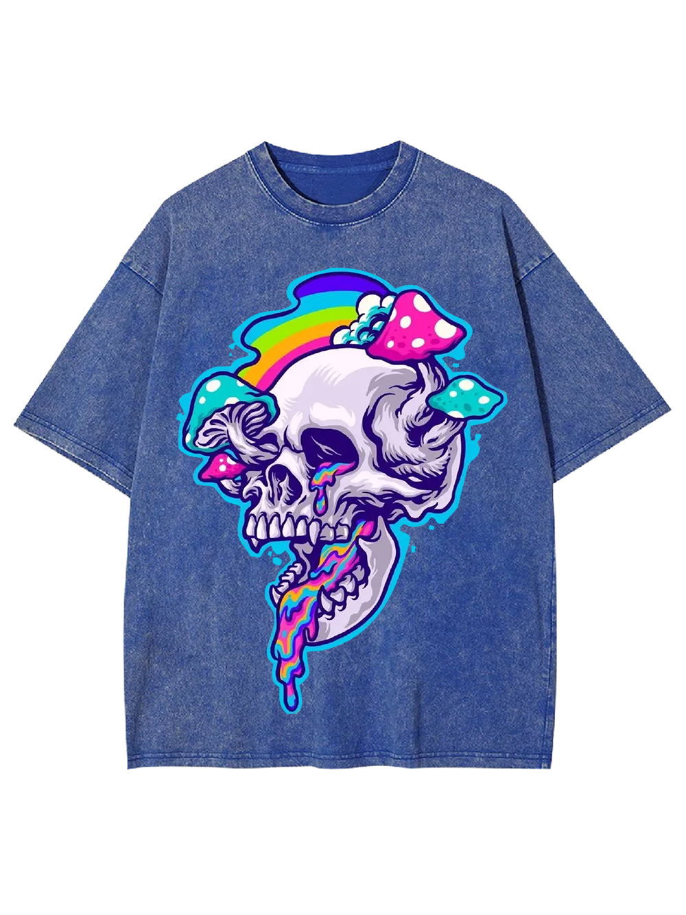 Psychedelic Skull Dream Washed Tshirt