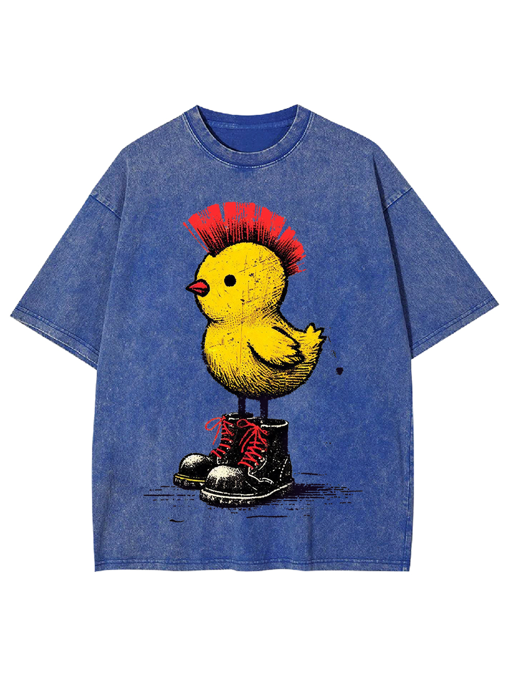 Punk Rock Chick Washed Tshirt