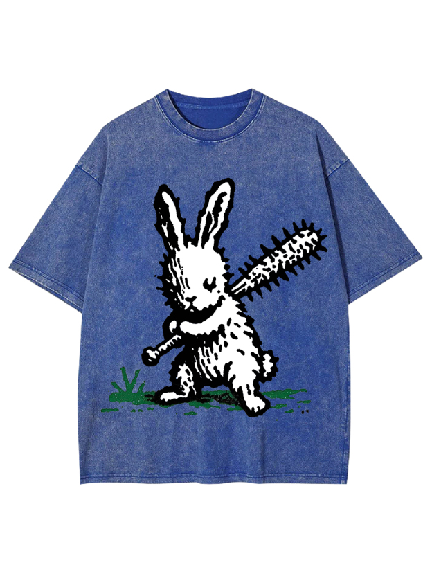 Spiky Bat Bunny Washed Tshirt