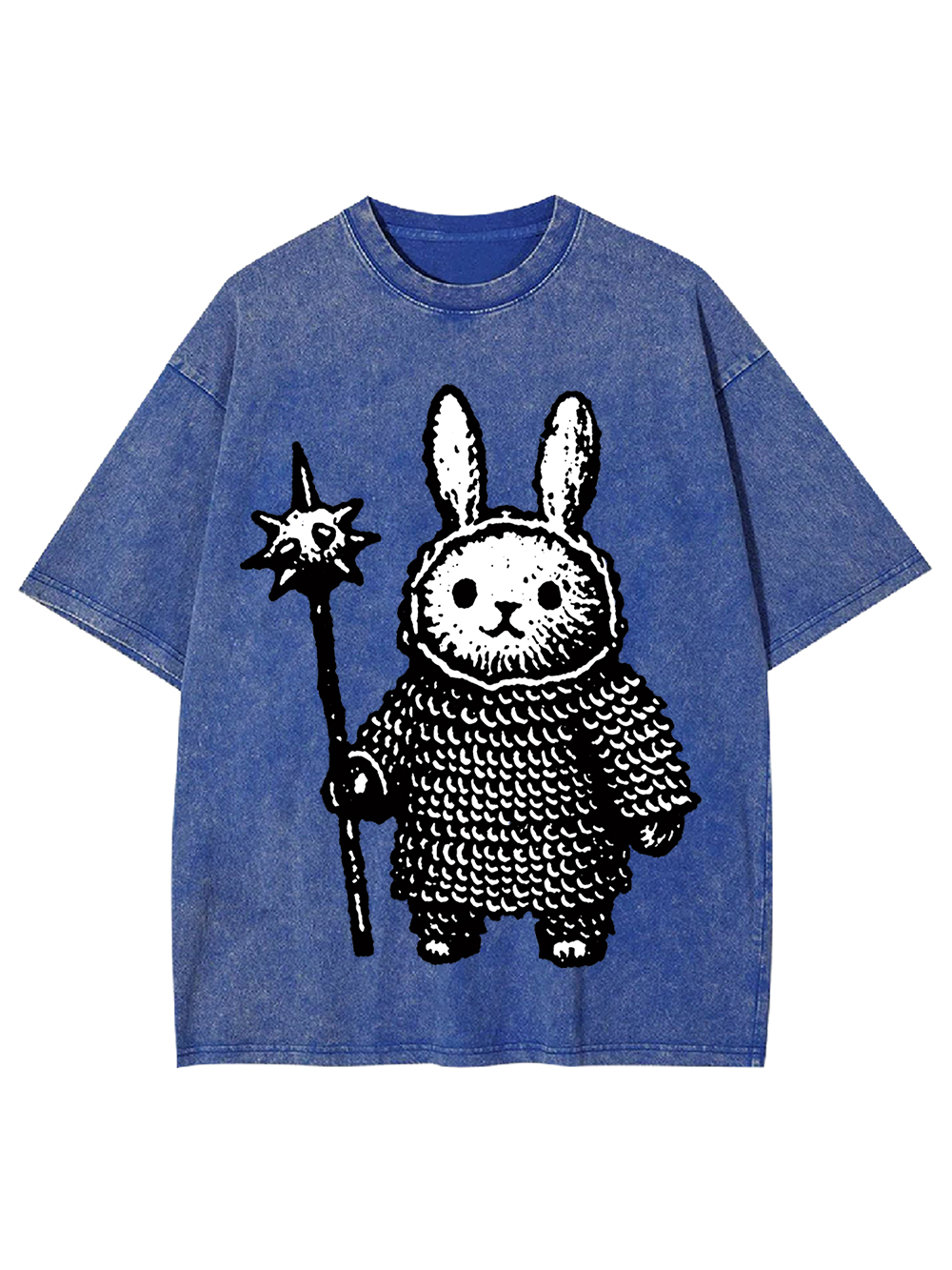 Knight Bunny Defender Washed Tshirt