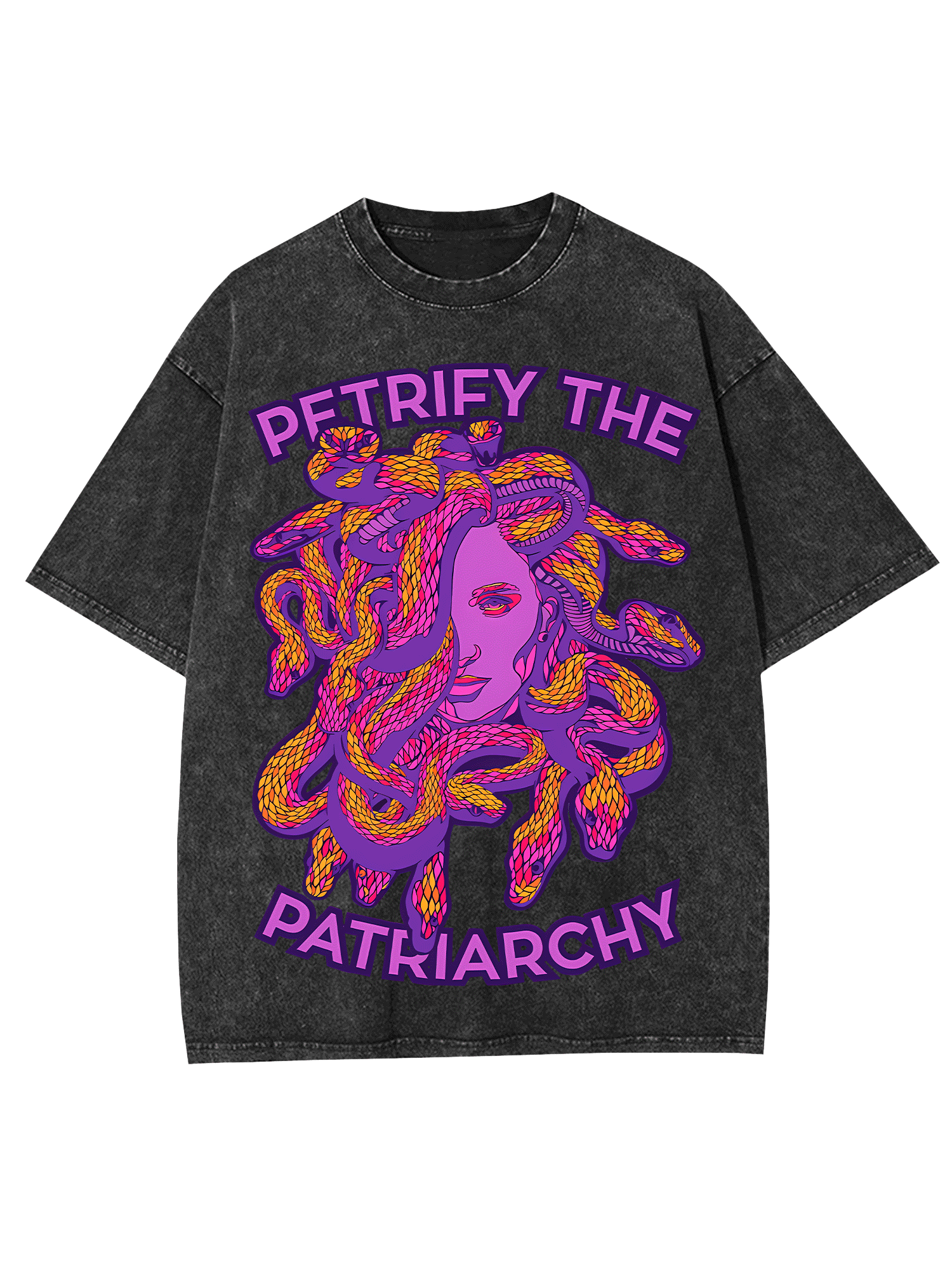 PETRIFY THE PATRIARCHY WASHED TSHIRT