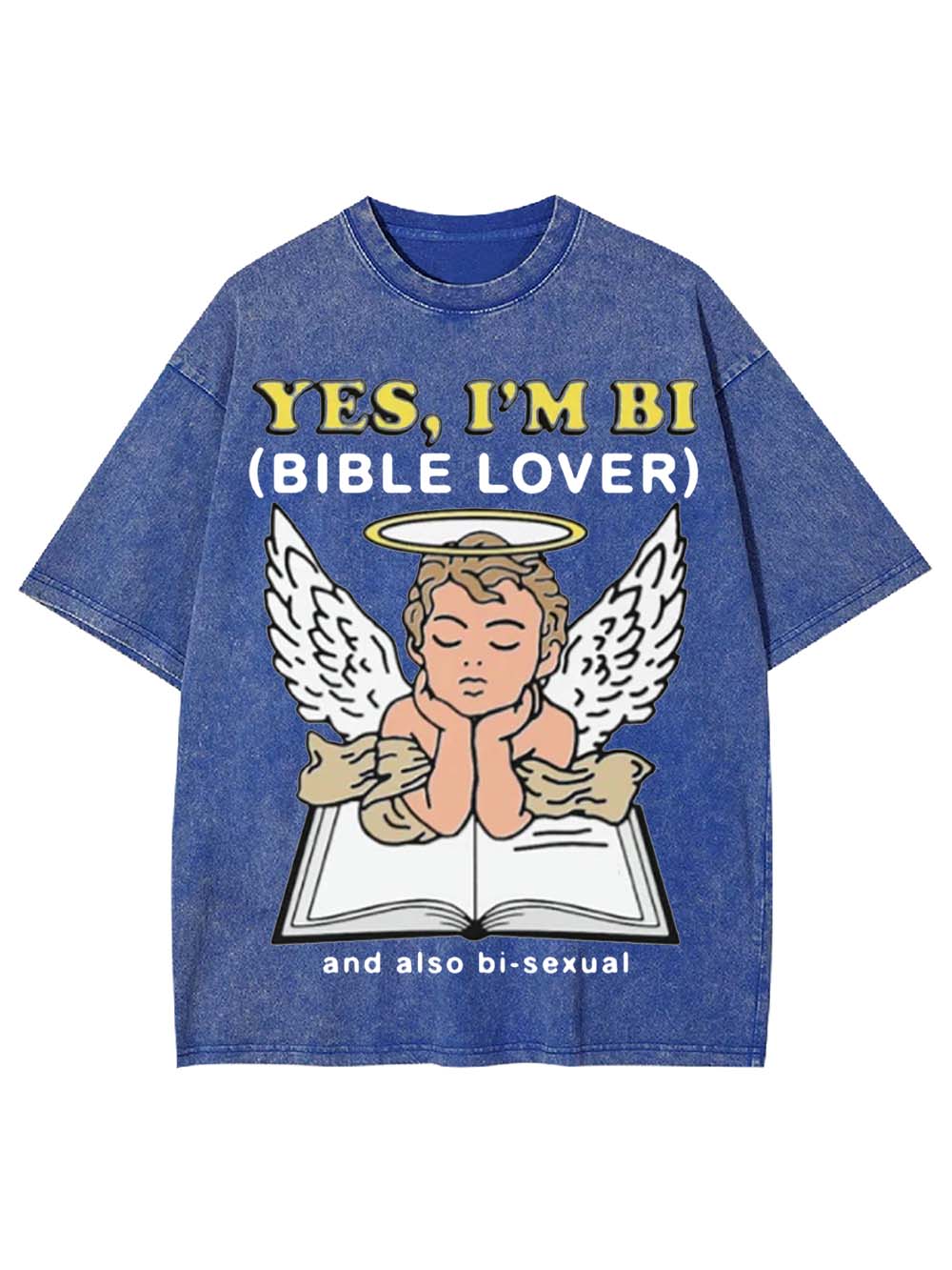 YES, I'M BI WASHED TSHIRT
