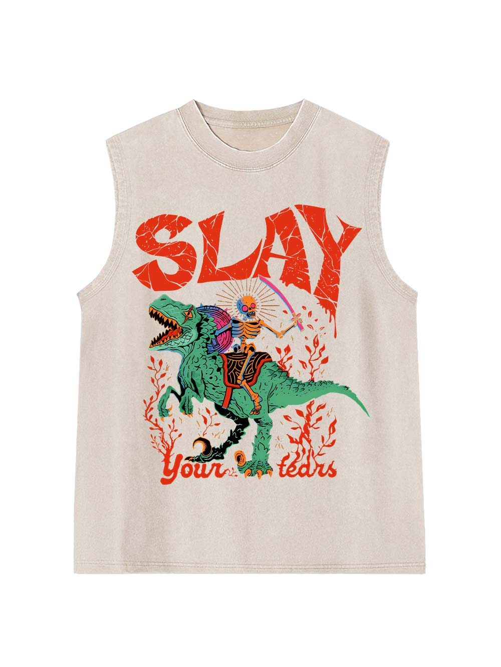 Slay Washed Tank Top