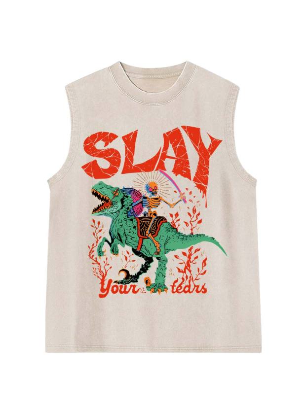 Slay Washed Tank Top