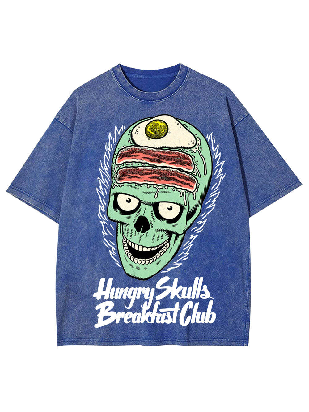 Hungry Skull's Breakfast Club Washed Tshirt