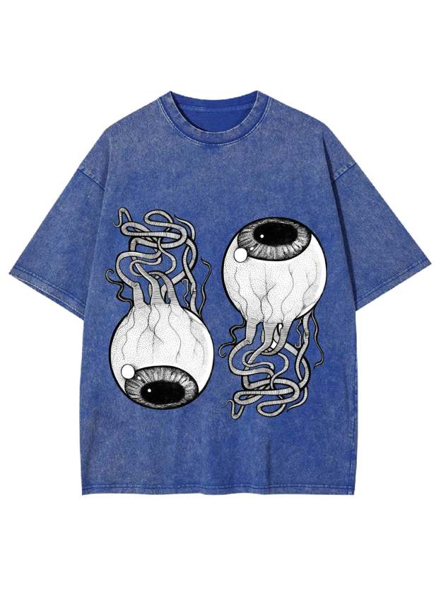 Entangled Gaze Washed Tshirt