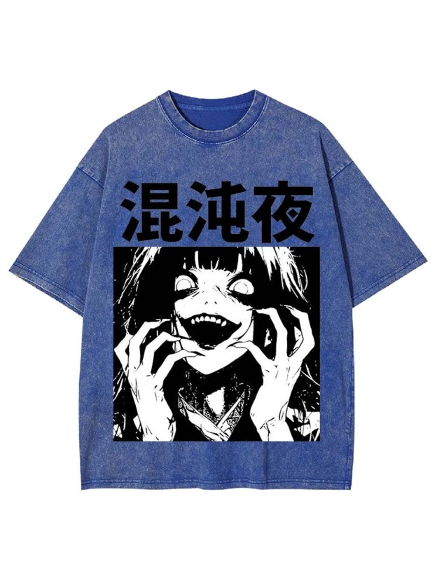 Chaotic Night Washed Tshirt