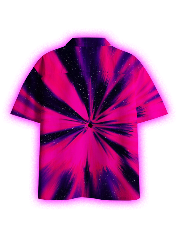 Cosmic Burst Button Up Pocket Shirt