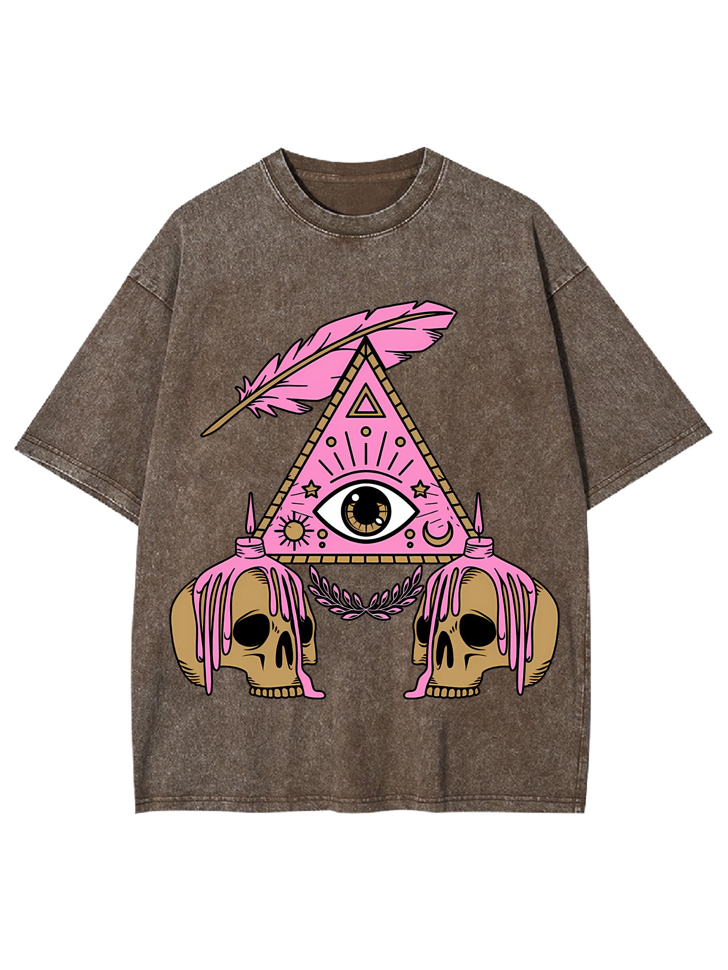 Eye And Skull Washed Tshirt