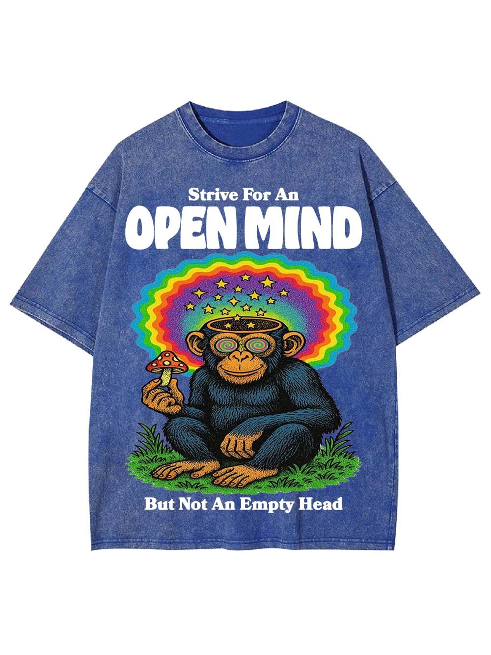 Open Mind, Full Head Washed Tshirt