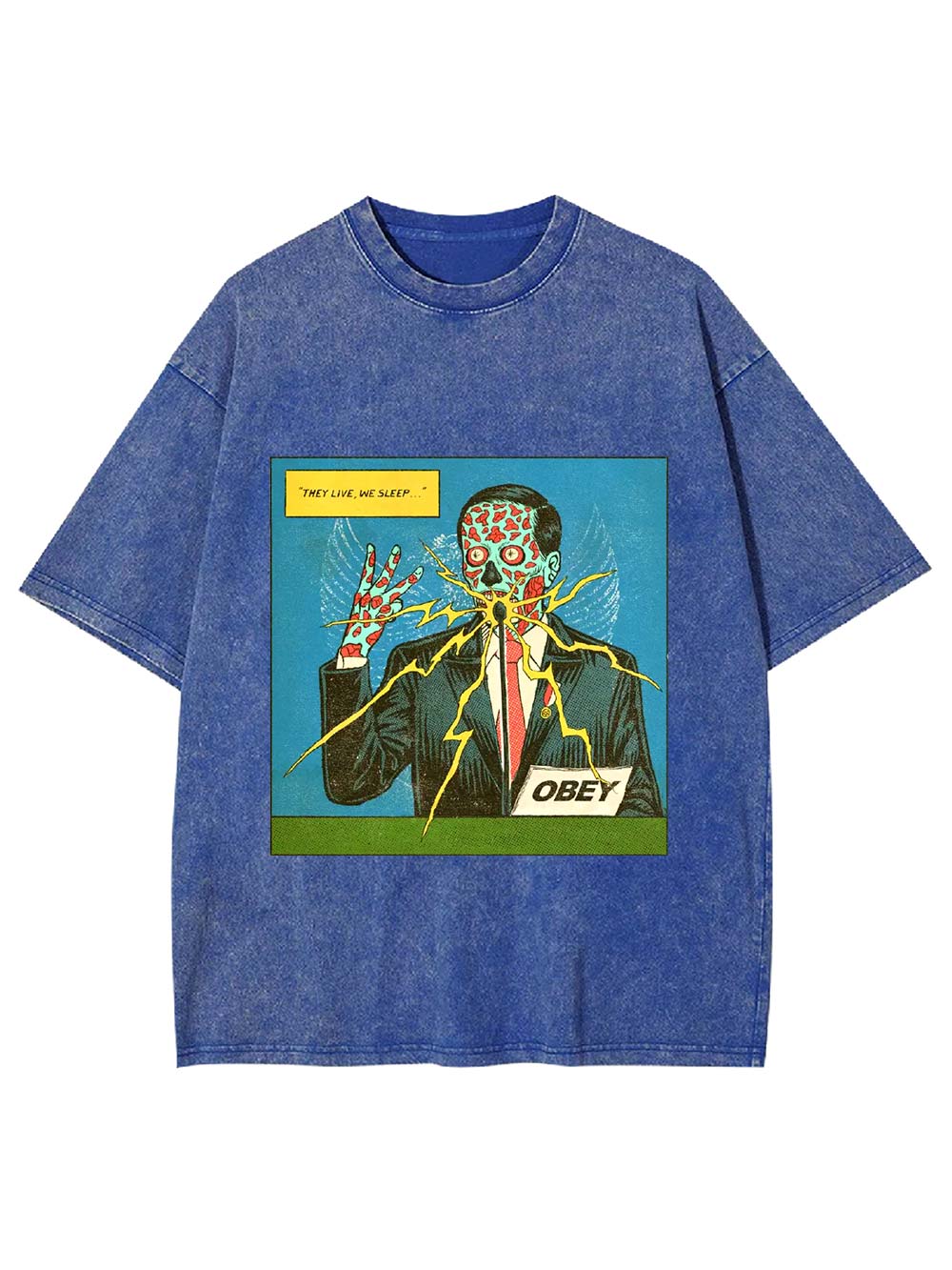 They Live, We Sleep Washed Tshirt