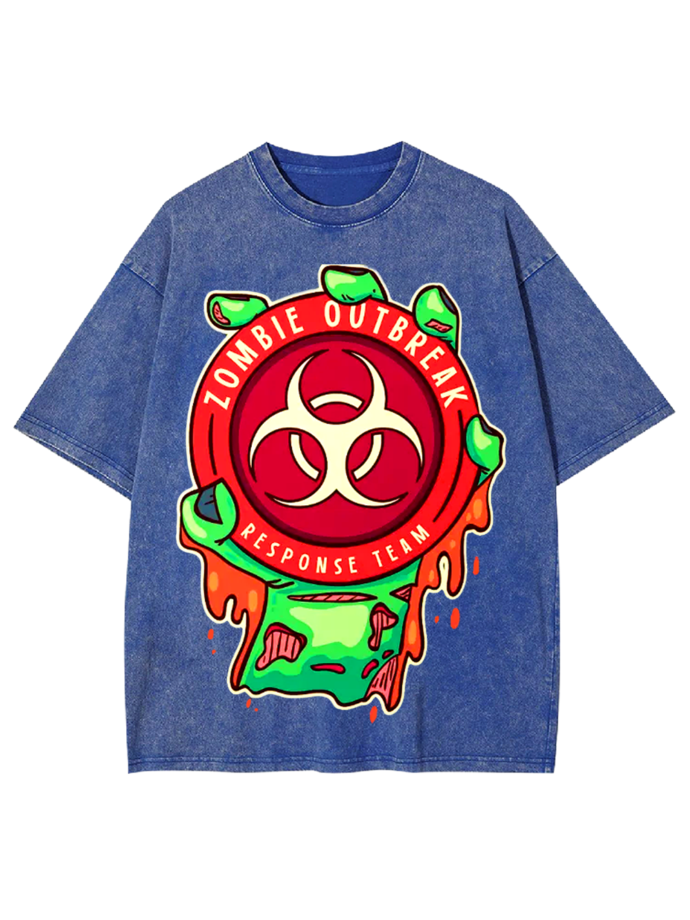 Zombie Outbreak   Response Team   Washed Tshirt