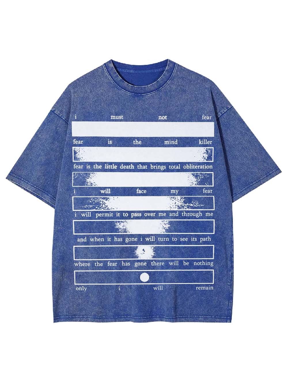 CONQUERING FEAR WASHED TSHIRT