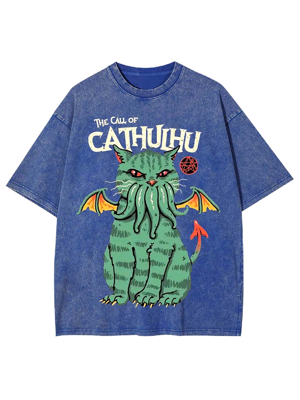 The Call of Cathulhu Washed Tshirt