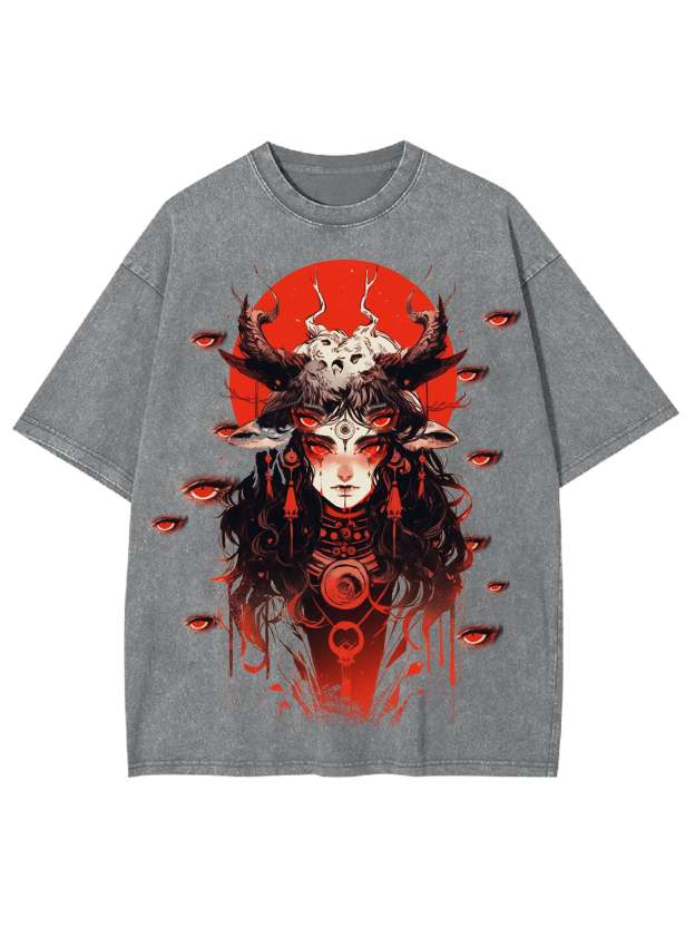 Multiple Eyes Spirit Washed Tshirt