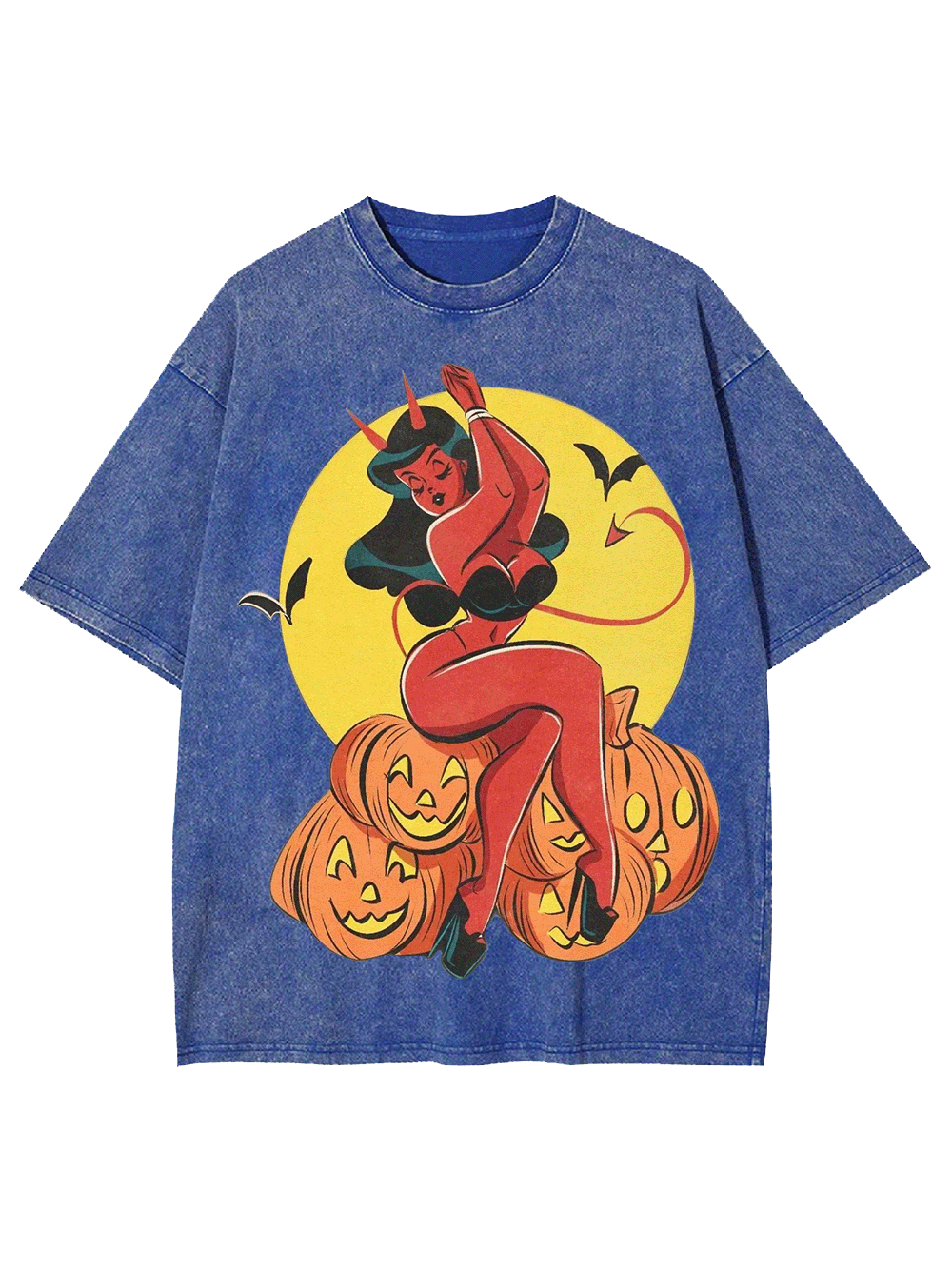 Pumpkins and the Evil Sprite Washed Tshirt