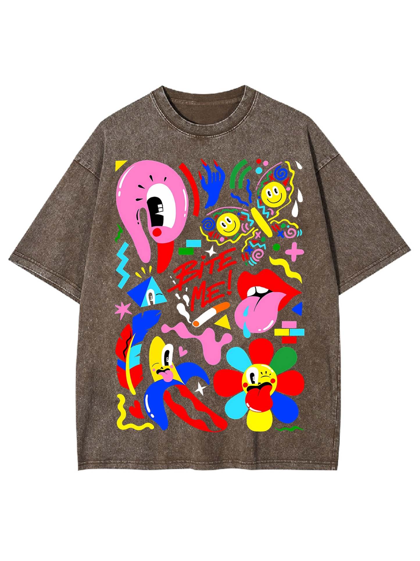 Bite Me Washed Tshirt