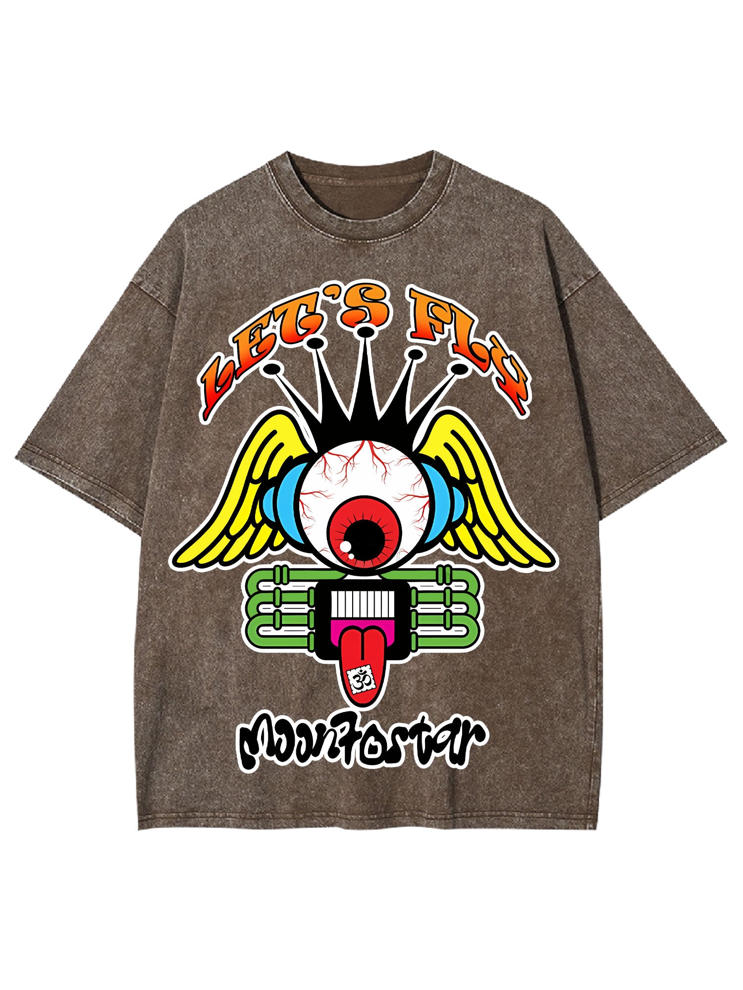 Let's Fly Washed Tshirt