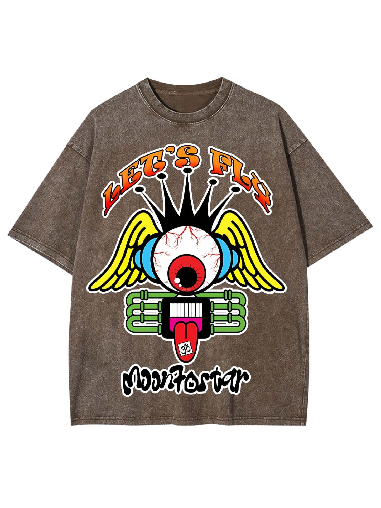 Let's Fly Washed Tshirt