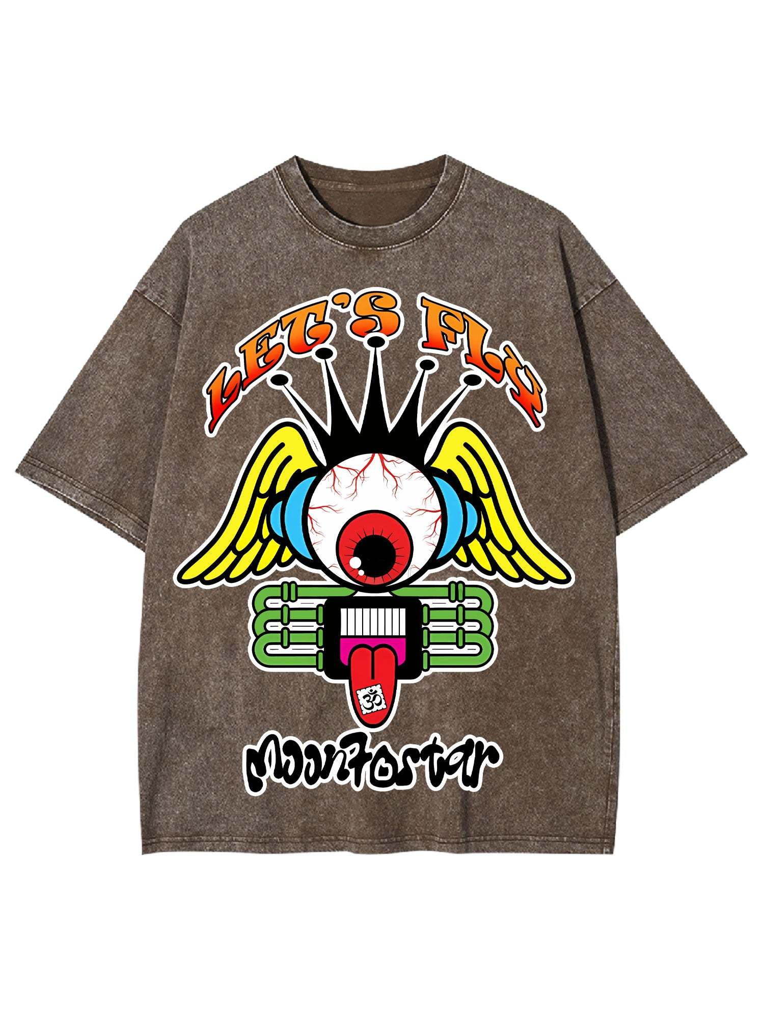 Let's Fly Washed Tshirt