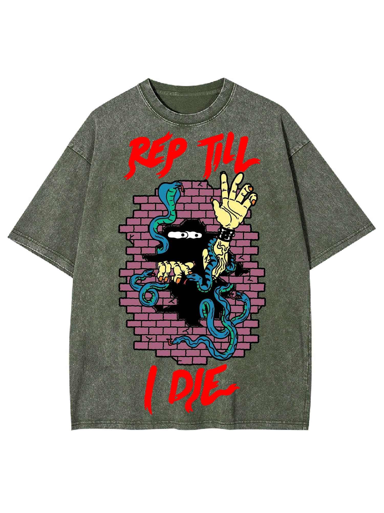 Rep Till I Die Washed Tshirt