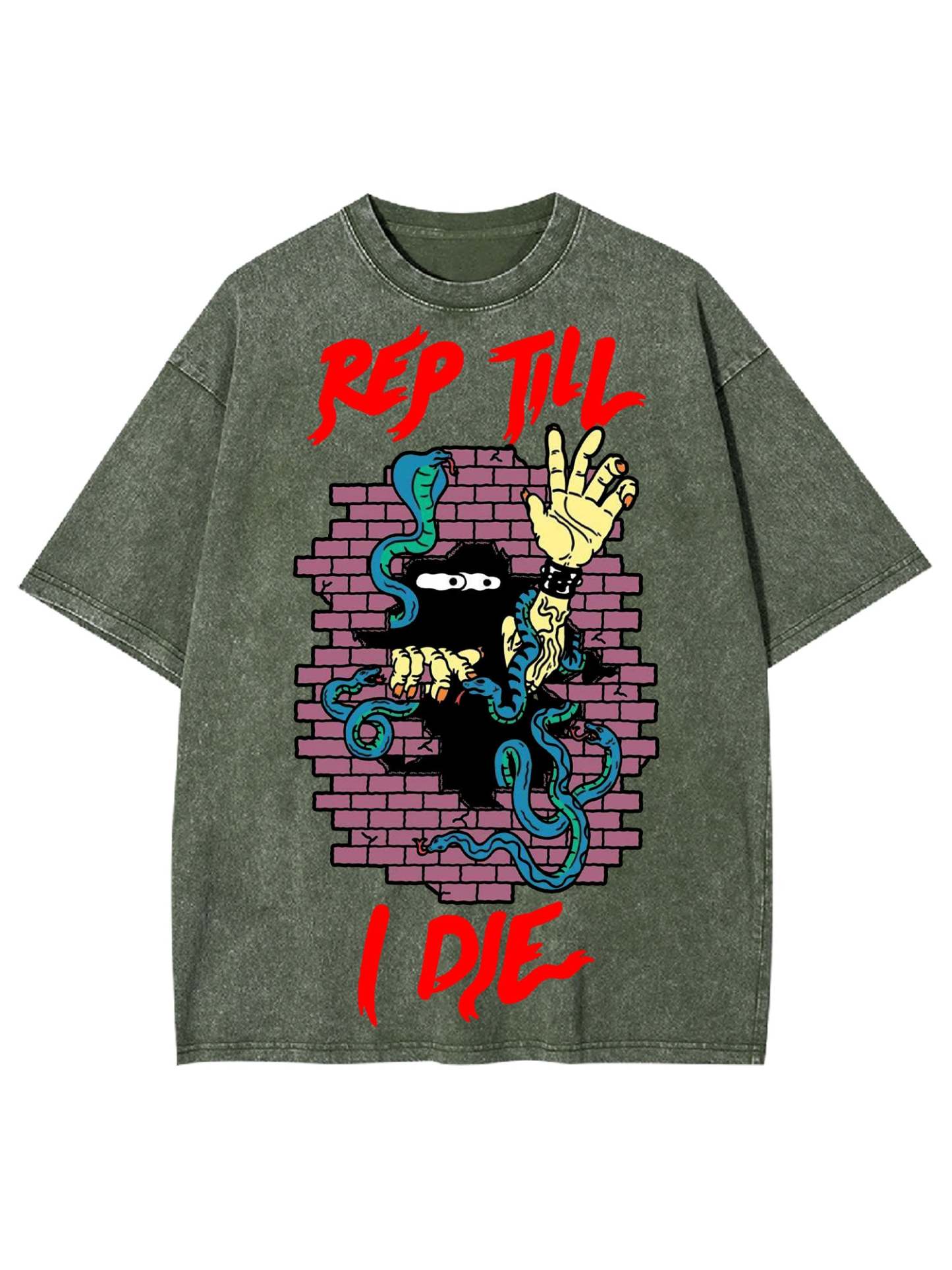 Rep Till I Die Washed Tshirt
