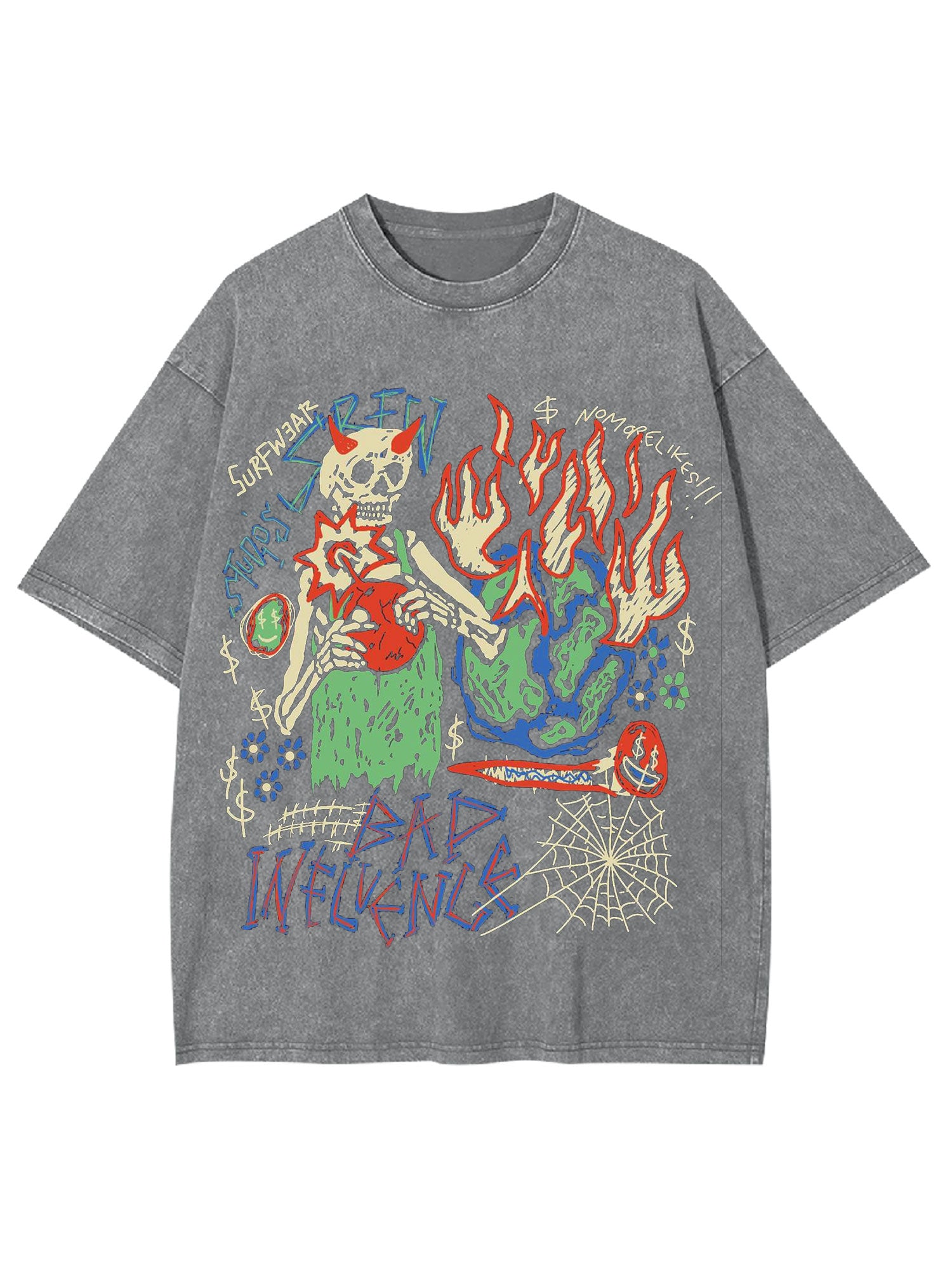 Bad Influence Washed Tshir