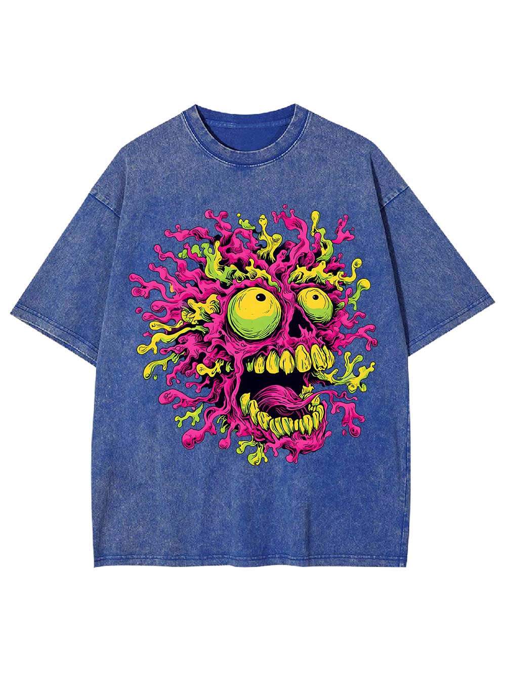 Neon Meltdow Washed Tshirt