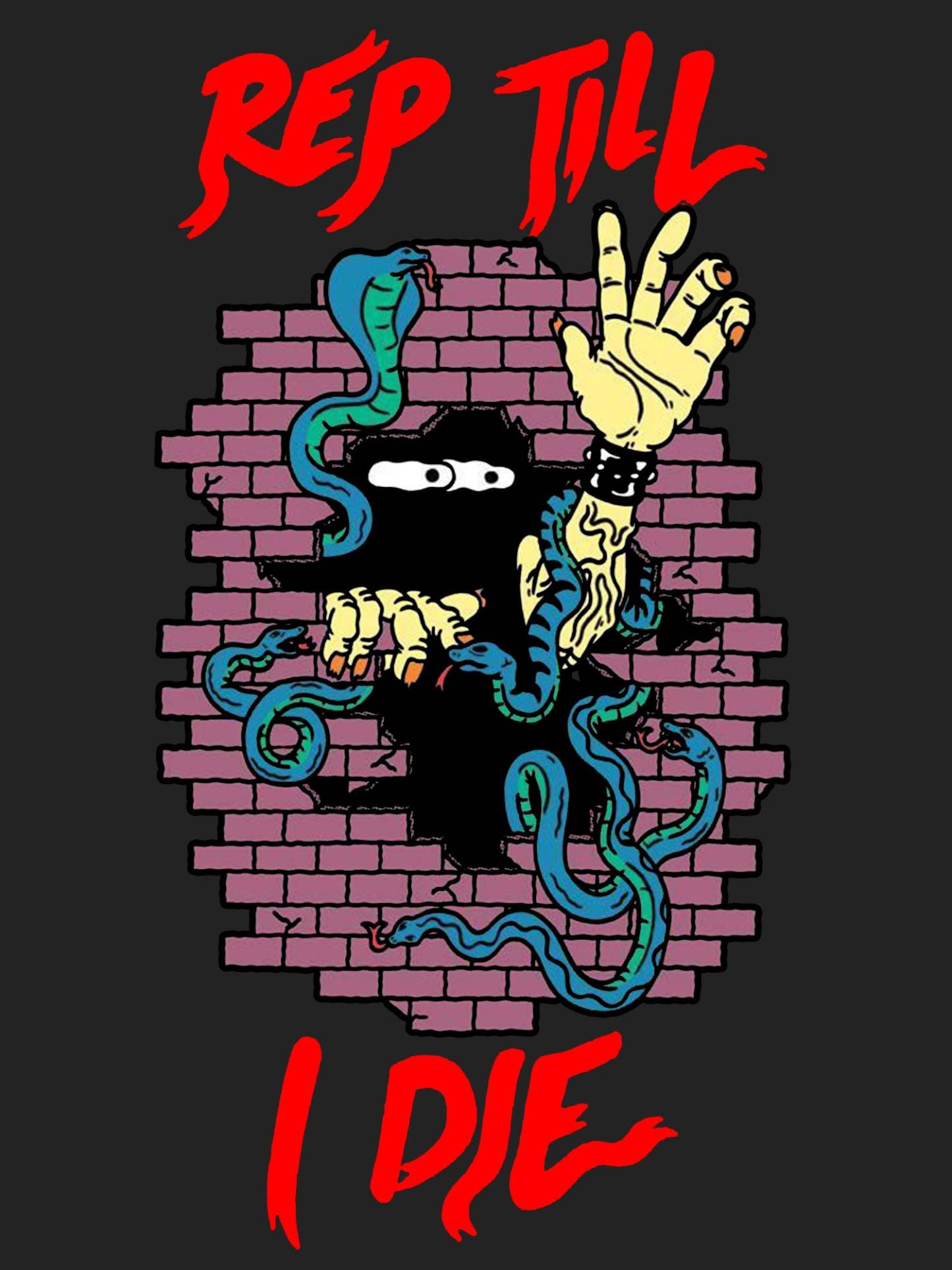 Rep Till I Die Washed Tshirt