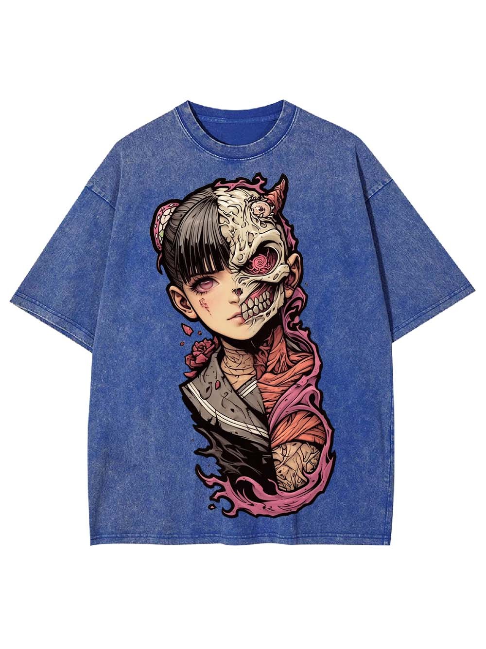 HALF DEMON, HALF HUMAN WASHED TSHIRT