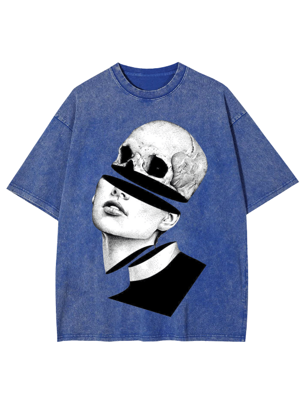 Skeletal Reflection Washed Tshirt
