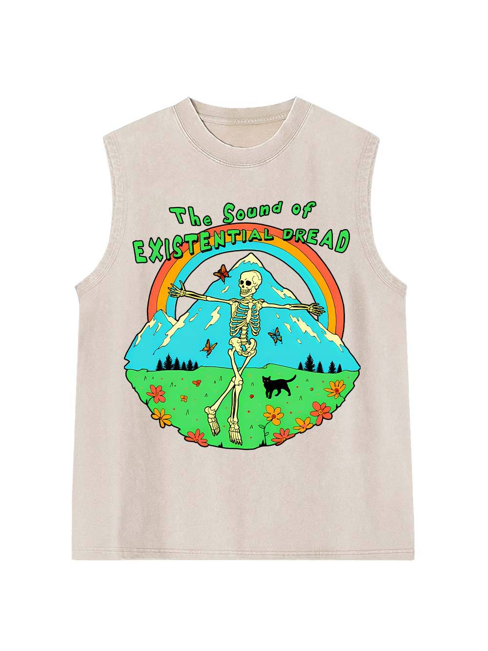 The Sound Of Existential Dread Washed Tank Top