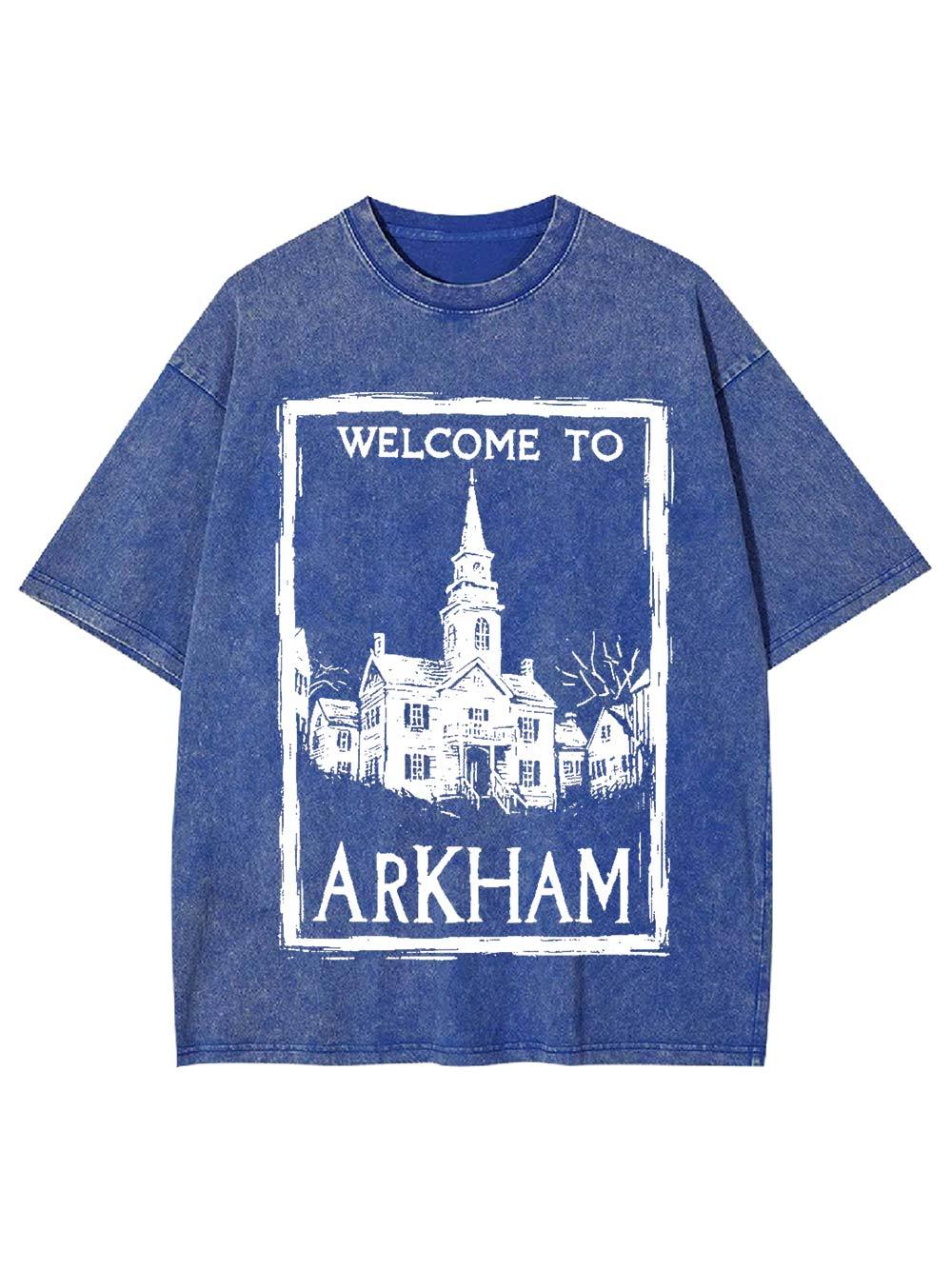 Welcome to Arkham Washed Tshirt