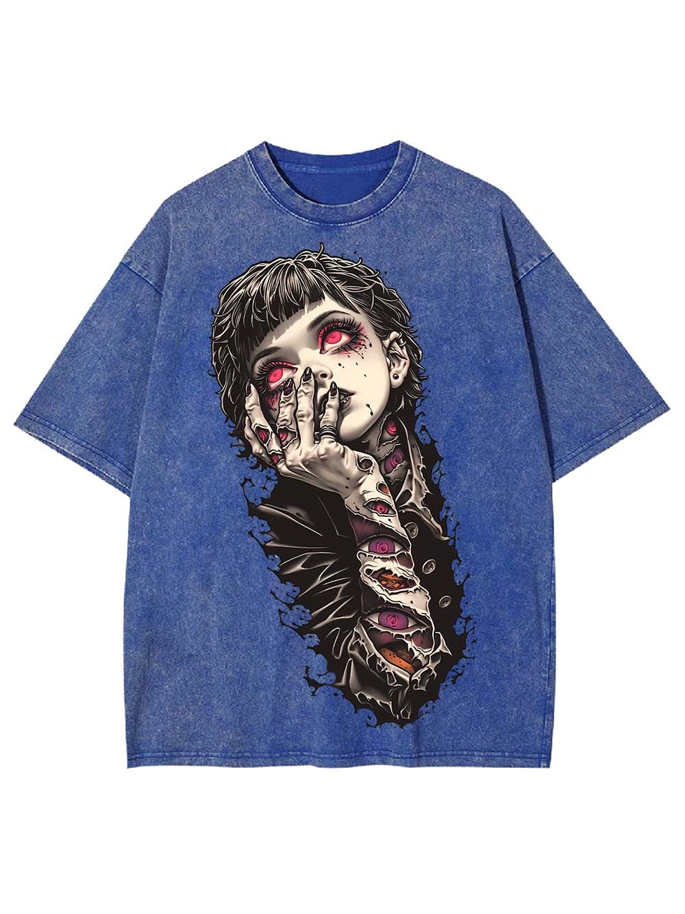 GAZE REBIRTH WASHED TSHIRT-ClassyOutlaw Sale