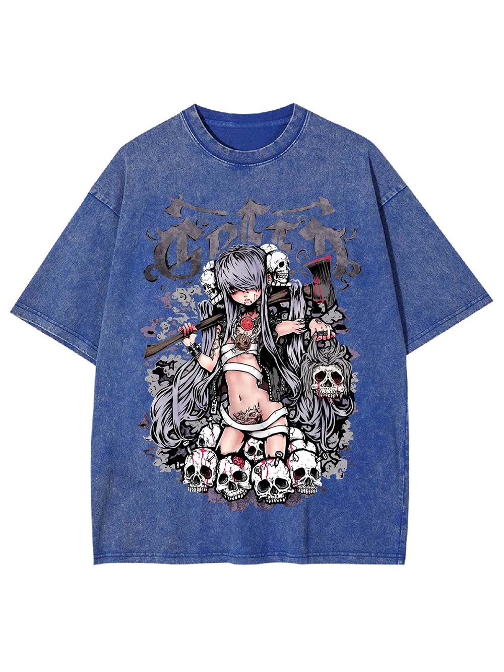 Queen of Skulls Washed Tshirt