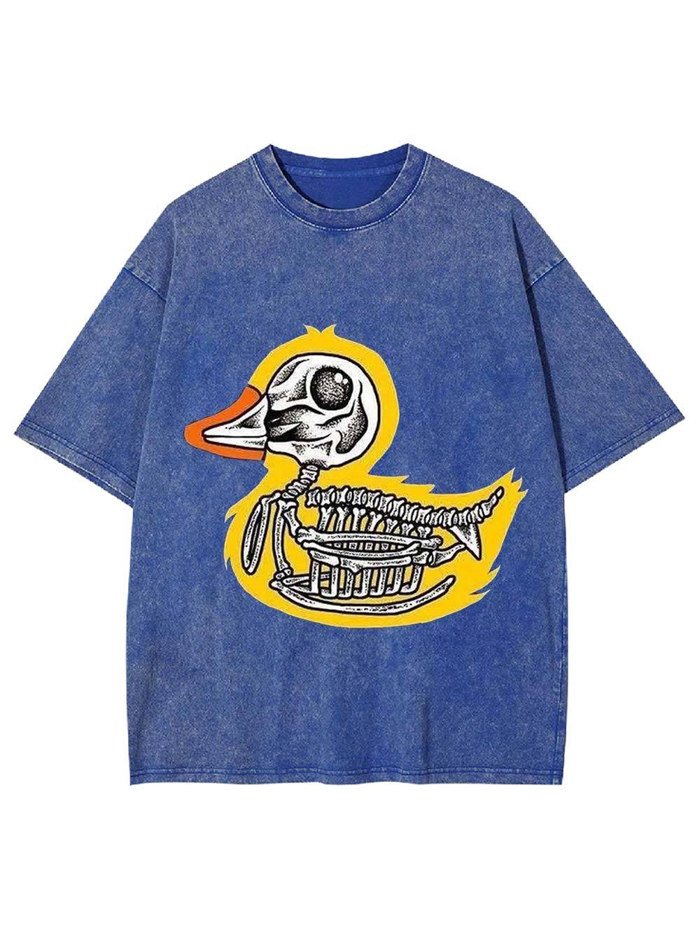Skeleton Duck Washed Tshirt