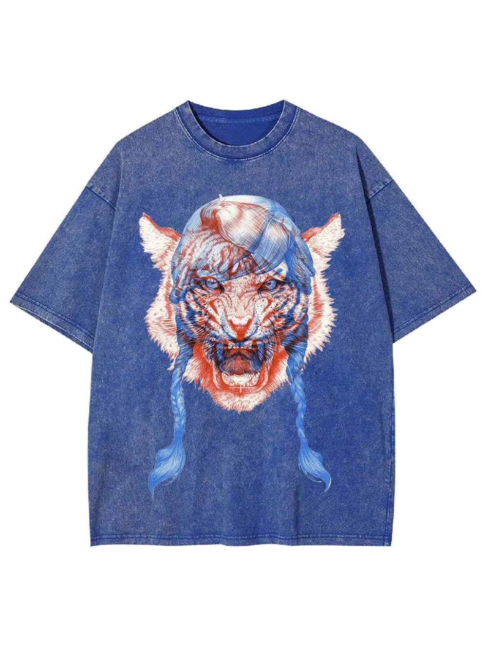 Fierce Braided Beast Washed Tshirt