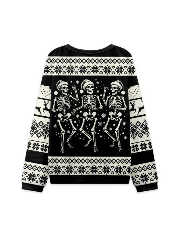 SKELETON UGLY CHRISTMAS SWEATER