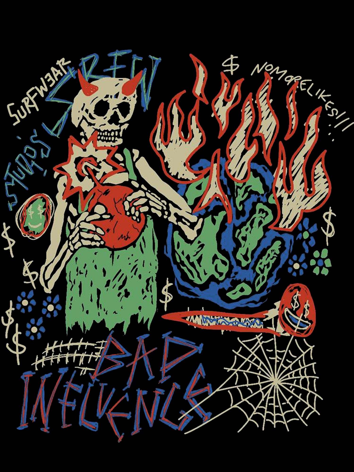 Bad Influence Washed Tshir