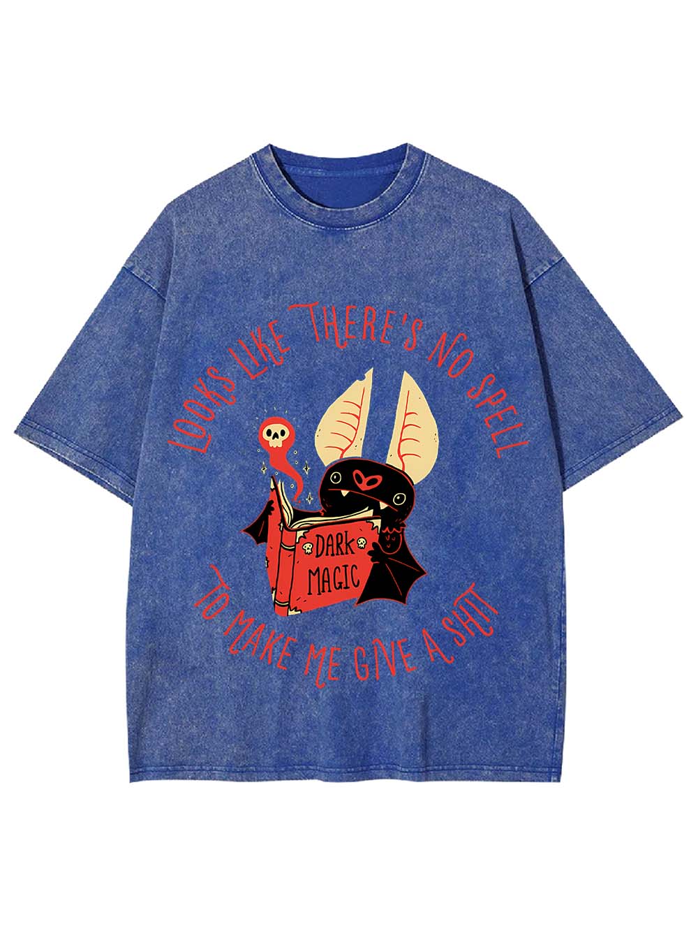 NO SPELLS GIVEN WASHED TSHIRT